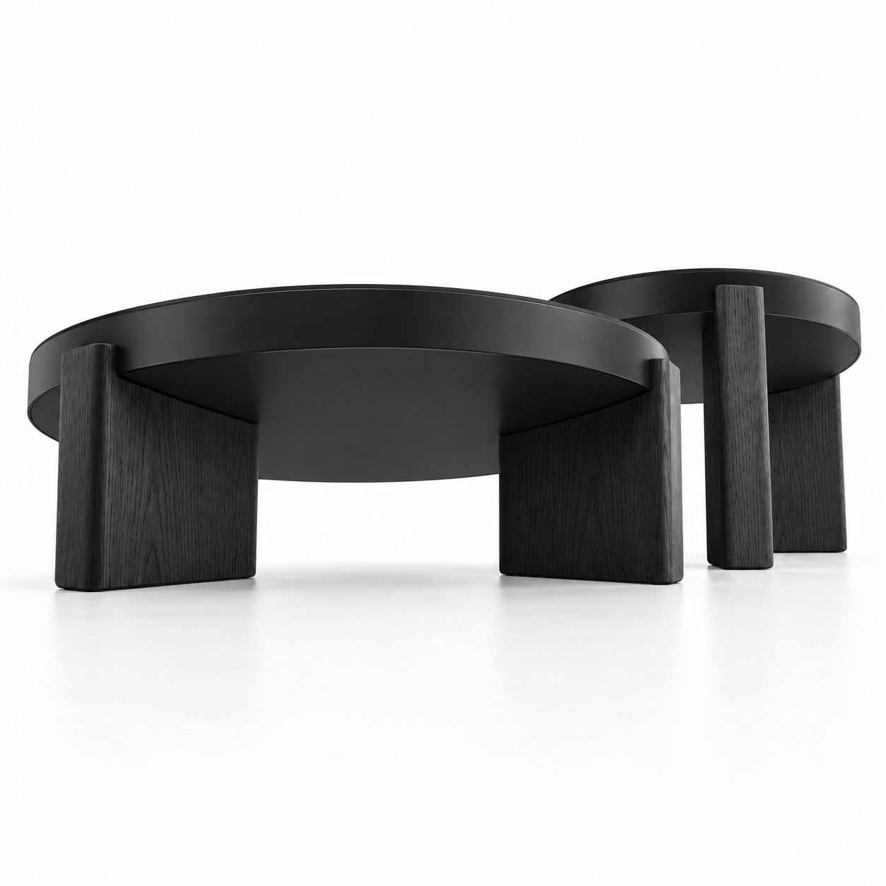 Creative Designer Italian Minimalist Coffee Table Combination for Home Living Room High-end Antique Circular Coffee Table