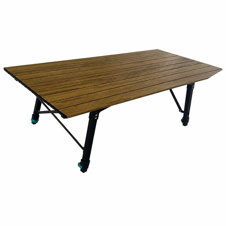 Custom Egg Roll Camping Table Foldable Portable Fold Away Picnic Tables Adjustable Height Dining Table