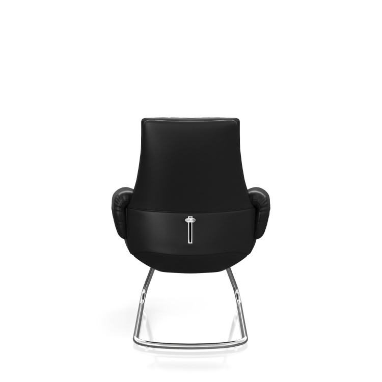 Executive Chair Leather Durable Construction Comfortable Ergonomic Design Modern Design Home Office Boss Chair