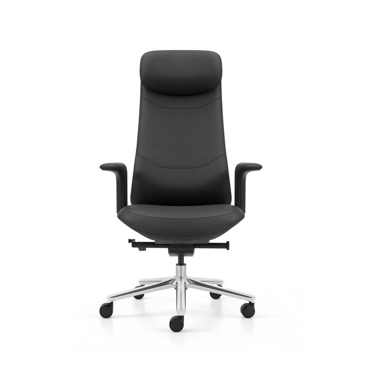 PU Leather Executive Chair with Adjustable Tilt Lock, Height Adjustable Seat for Hotel and Boardroom