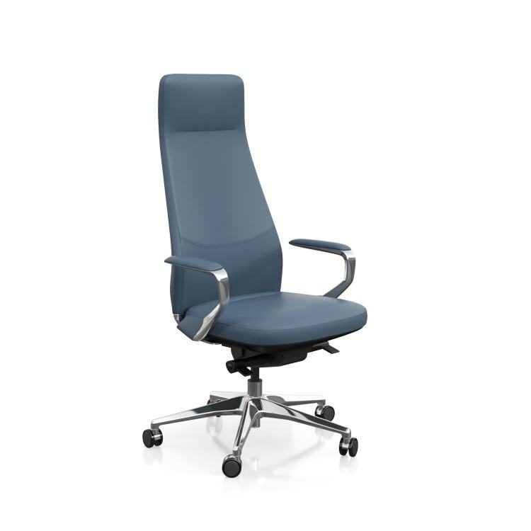 High-back Executive Chair with Support 360-degree Swivel and Height Adjustment Functions Anti-fatigue Design for Work