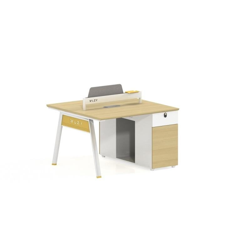 Modern Minimalist Staff Desk Chair Set Office Partition Cubicle 2/4/6 Person Modular Workstation Computer Staff Office Desk