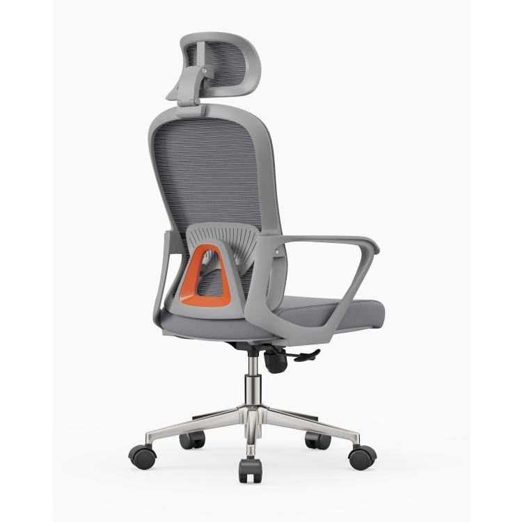 Office Chair Mesh Ergonomic Comfortable Computer Chair 5-Star Base Reversible Armrest Modern Minimalism Workshop Home Office Gym