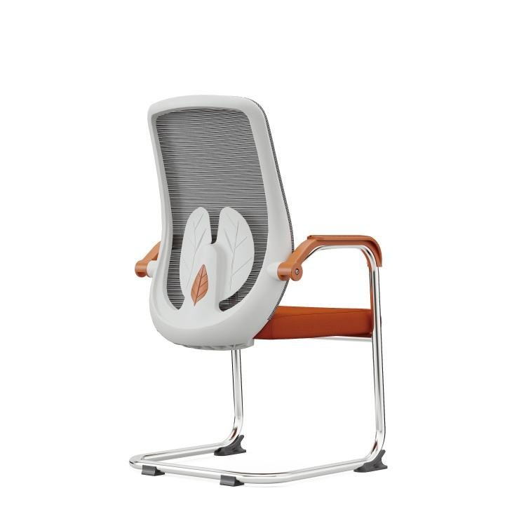 Comfortable Ergonomic Swivel Office Chair Computer Chair Home Seating Long Periods Conference Reception Mesh Curved-Back Fixed
