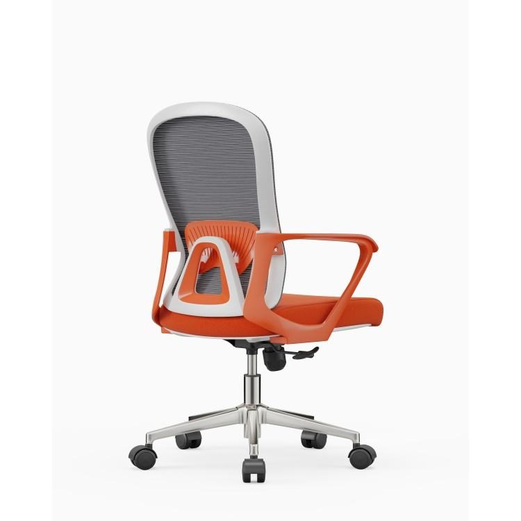 Modern Executive Meeting Room Chair with Middle Back Mesh Ergonomic PP Lift Swivel Chair Reclining Office Chair