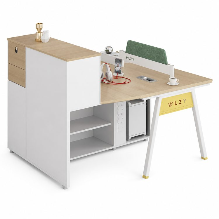 Modern Office Cubicle Workstation Work Computer Desk Luxury Executive Employee Staff Partition Table Furniture Set Wholesale