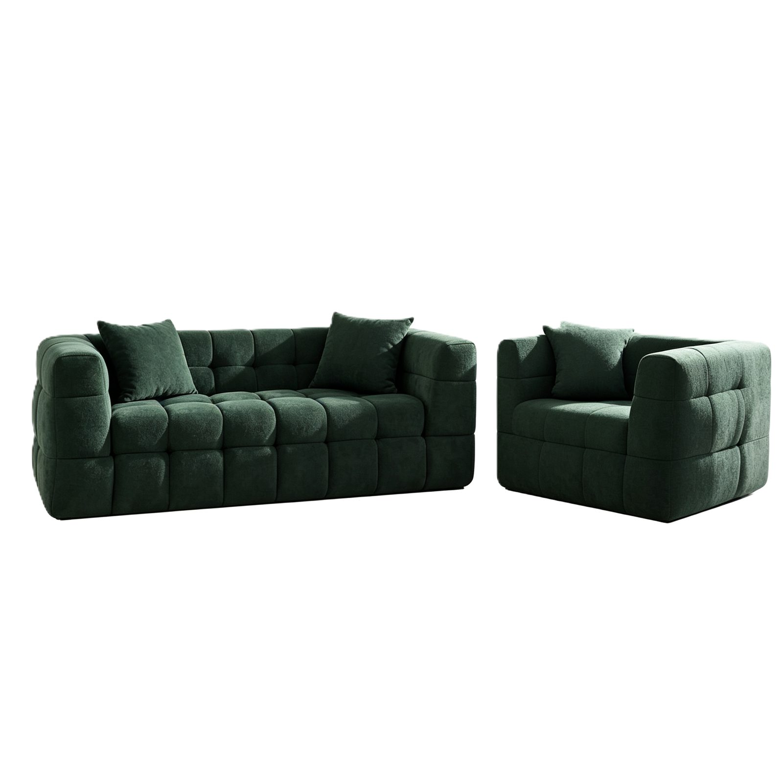 Compressed Seater Sofa with High-Density Foam, Space-Saving Packed Design