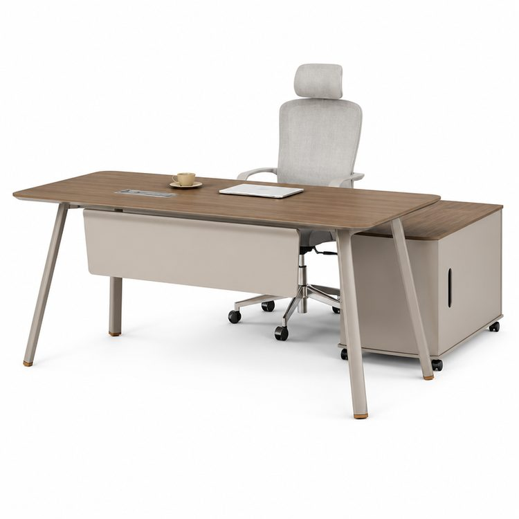 Customized Elegant Modern Wooden Executive Office Desk Classic Office Table for Boss or President Furniture