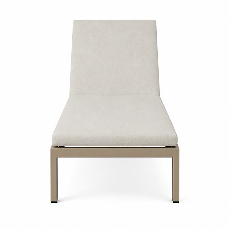 Outdoor Daybed Aluminum Sun Lounger with Waterproof Cushion for Villa Project Bespoke Design