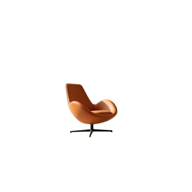 Modern Italy Household Living Room and Bedroom Furniture Classic Armchairsviwel Sofa Swivel Armchair