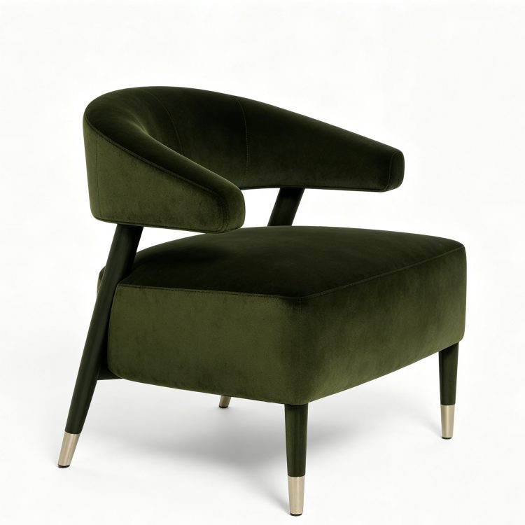 Modern Luxury Gold Metal Frame Armchair Soft Fabric Home Furniture for Living Room Bedroom Office Leisure Lounge