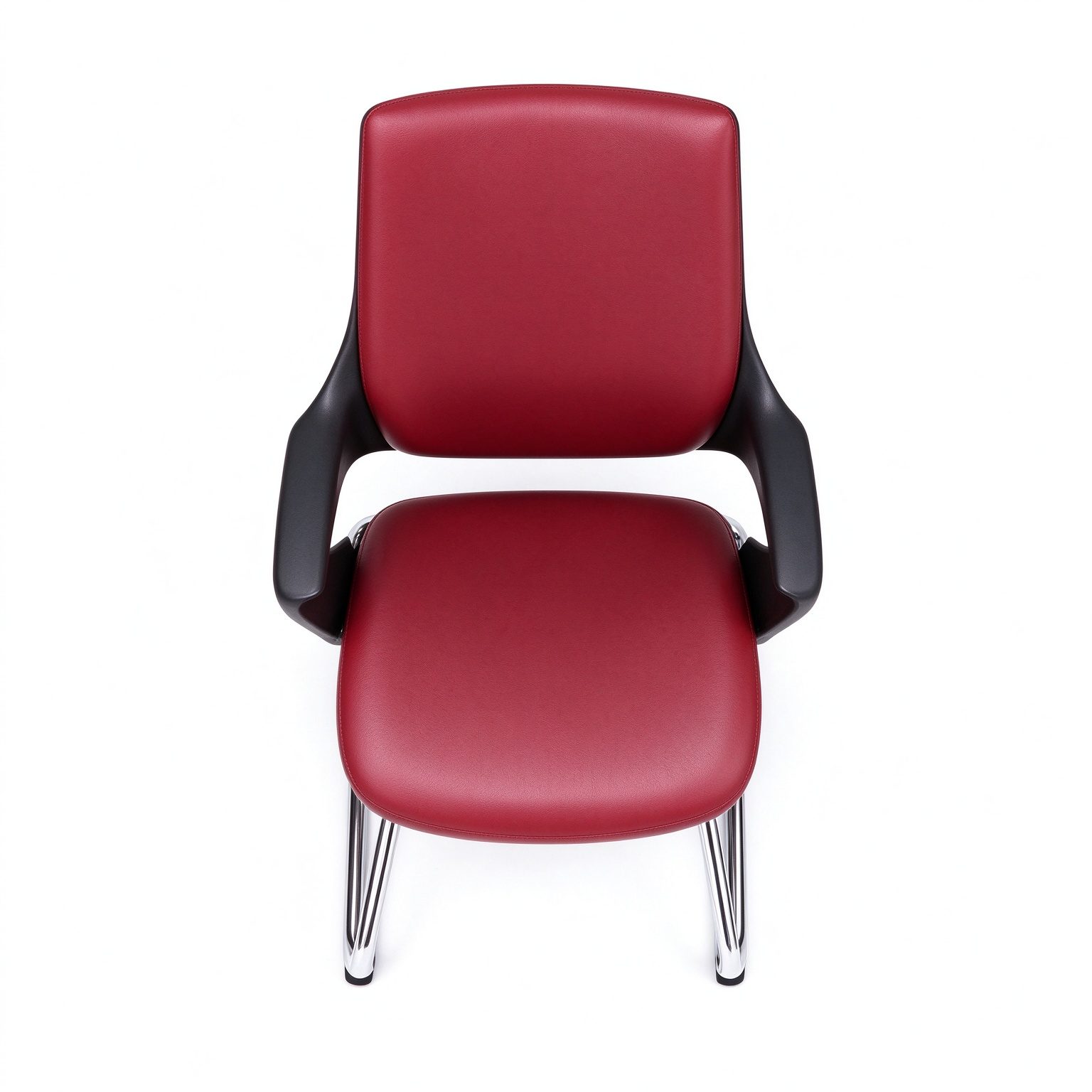 Modern Fashion Ergonomic Simple PU Leather Gray Adjustable High Black Swivel Comfortable Business Executive Office Chair Armrest