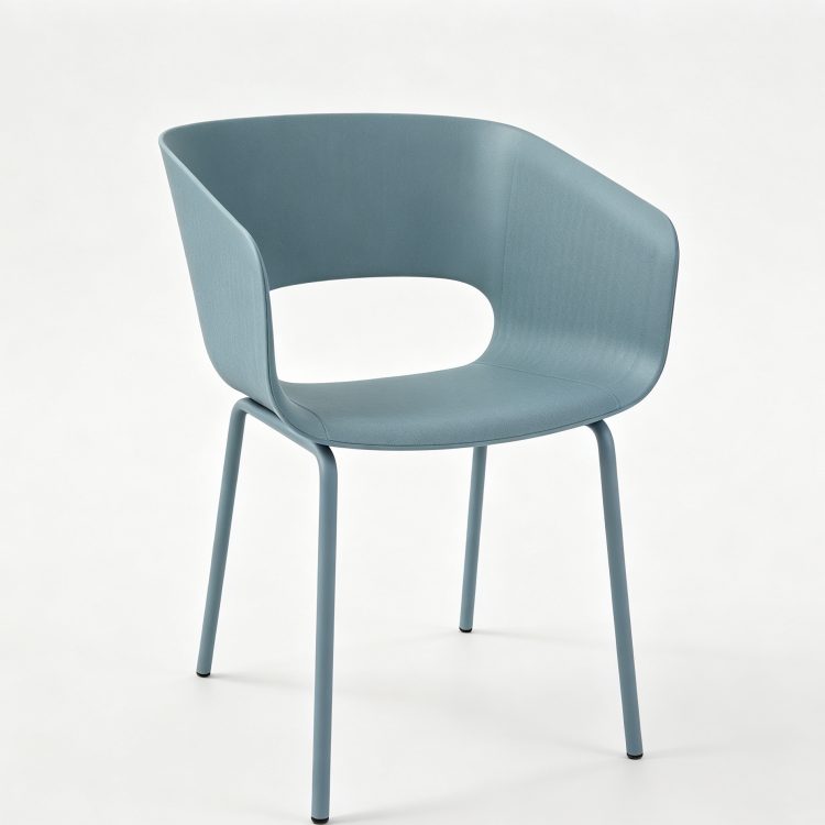 Wholesale Modern Minimalist Plastic Frame Reception Visitor Chair, Comfortable Leisure Office Chair for Office Waiting Area