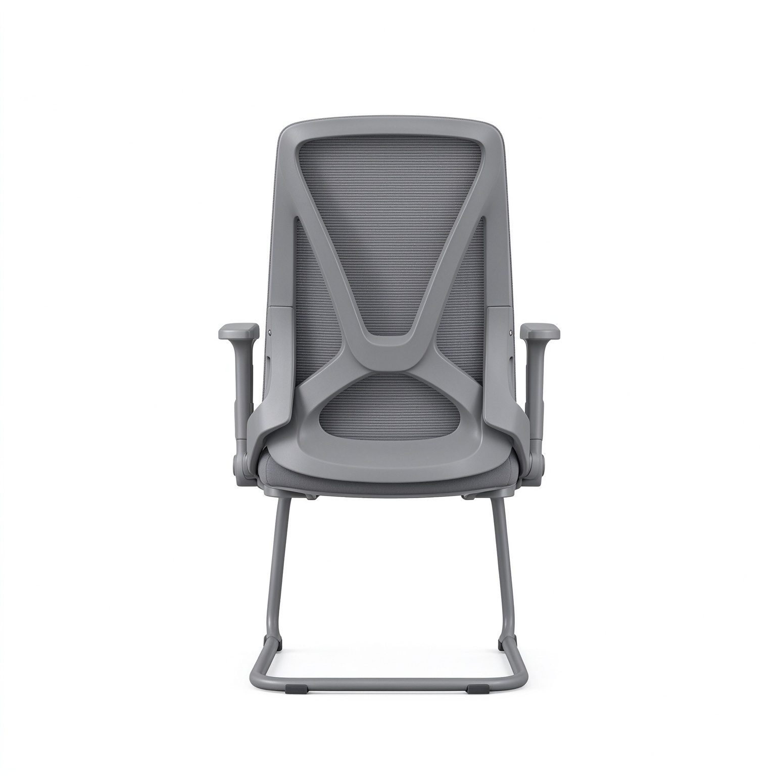 Advanced Mesh Office Work Station Chair With Fixed Chromed Legs Office Guests Staff Chair for Conference Room