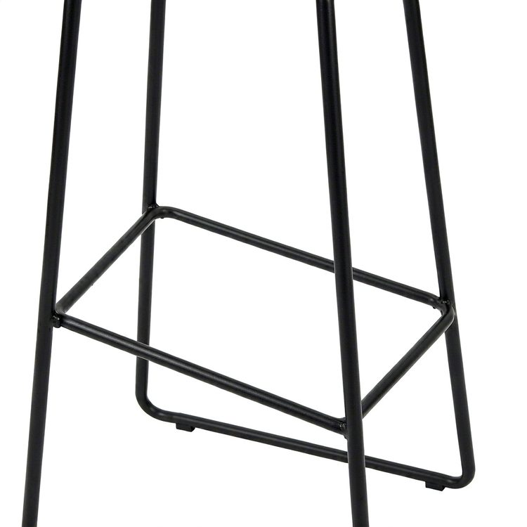 Retro Industrial Style Kitchen Breakfast Counter Leather bar Stool