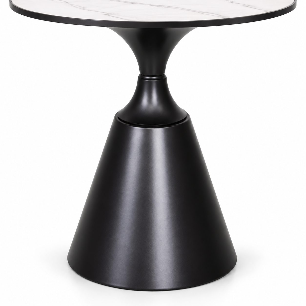 Round-Based Conical Table Legs-Durable Easy-to-Wipe Modern Design for Dining Tables Living Room Hotel Commercial