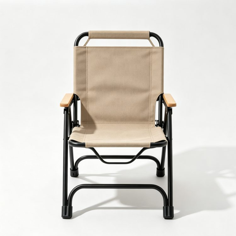 Custom 600D Oxford Modern Iron Portable Hiking Travel Picnic Kermit Armchair Outdoor Furniture Fishing Beach Folding Camping