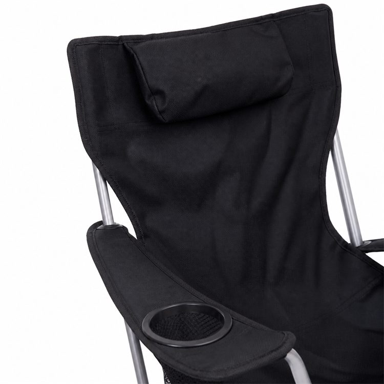 Modern Portable Folding Beach Chair Iron Frame Heavy Duty Oxford Fabric for Outdoor Camping Picnic Garden Beach Use