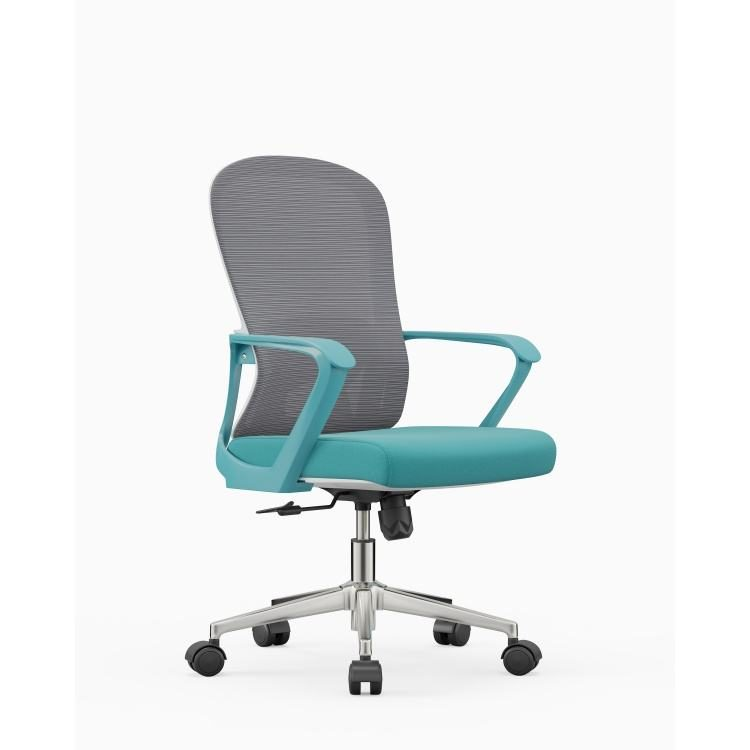 Modern Executive Meeting Room Chair with Middle Back Mesh Ergonomic PP Lift Swivel Chair Reclining Office Chair