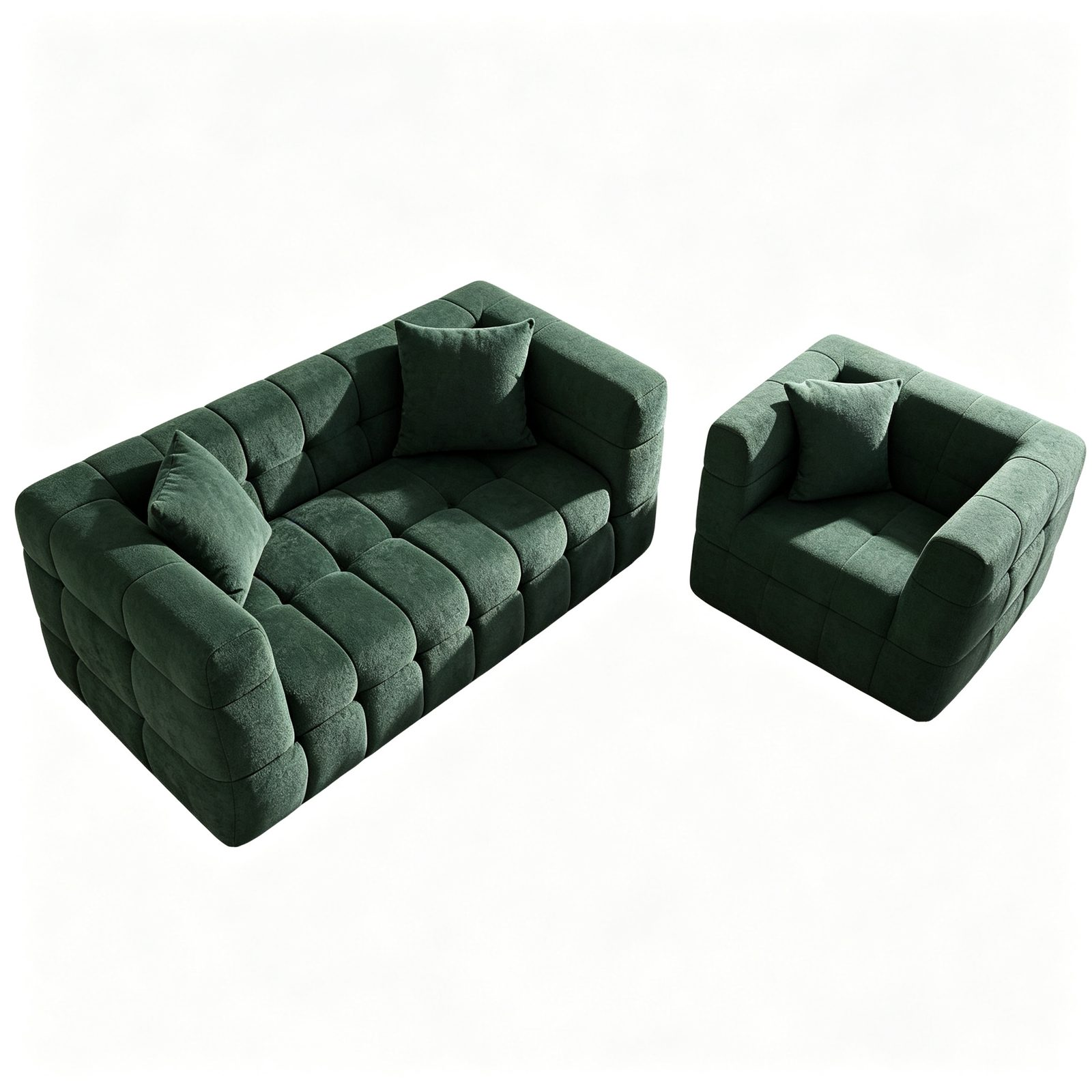 Compressed Seater Sofa with High-Density Foam, Space-Saving Packed Design