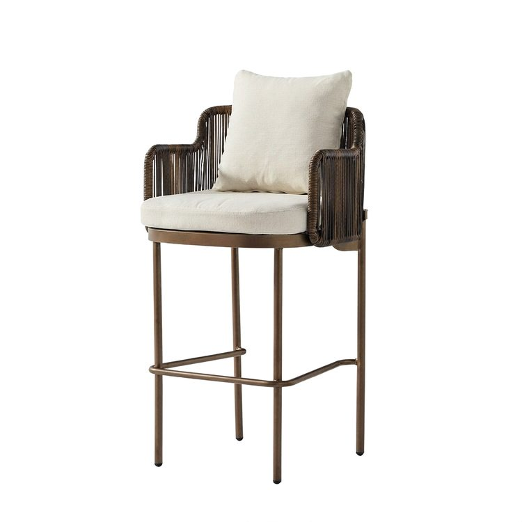 Contemporary Modern Outdoor Aluminum Chair Set for Restaurant Dining Room Patio Garden-Waterproof Contemporary Modern Outdoor