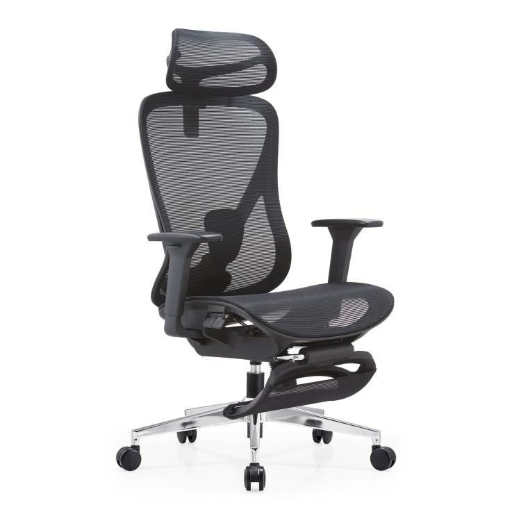 China Office Equipment Factory Wholesale Modern Foshan High Ergonomic Swivel Manager Work Chair Lumbar Support Silla Oficina