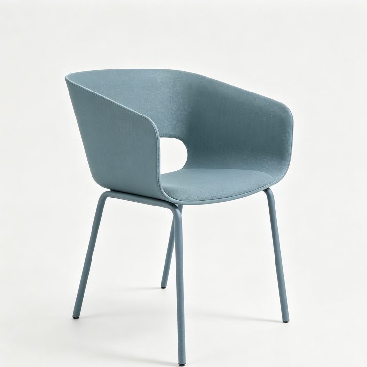 Wholesale Modern Minimalist Plastic Frame Reception Visitor Chair, Comfortable Leisure Office Chair for Office Waiting Area