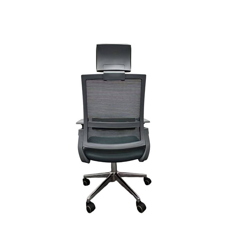 Ergonomic Office Chair with Curved Sponge Headrest for Staff