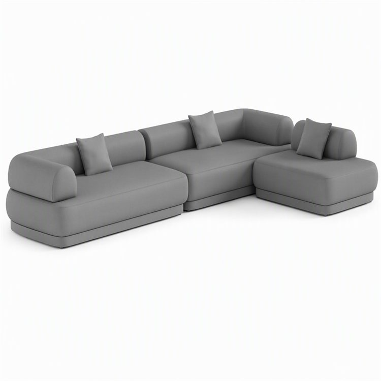 High Quality Italian Luxury Sofa Factory Vintage Design Bolster Style Backrest Couch Modern Fashion Combination Sectional Sofa